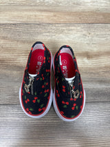 US Sports Cherry Slip-On Sneakers Black sz 5c