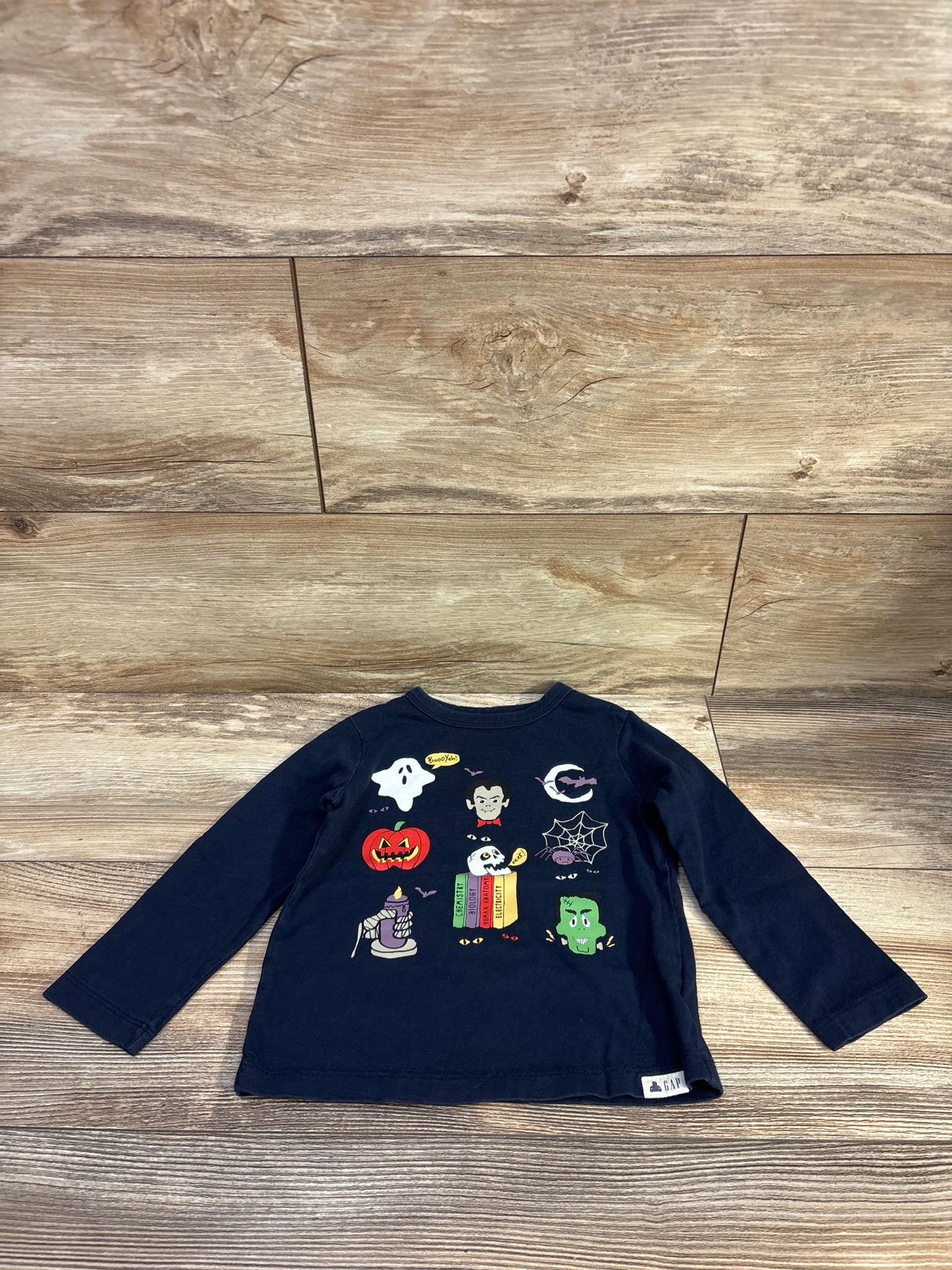 Baby Gap Halloween Shirt Navy sz 2T