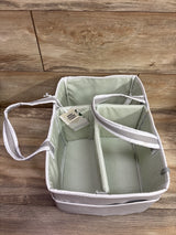 NEW Lily Miles Diaper Caddy Organizer - Grey/Mint