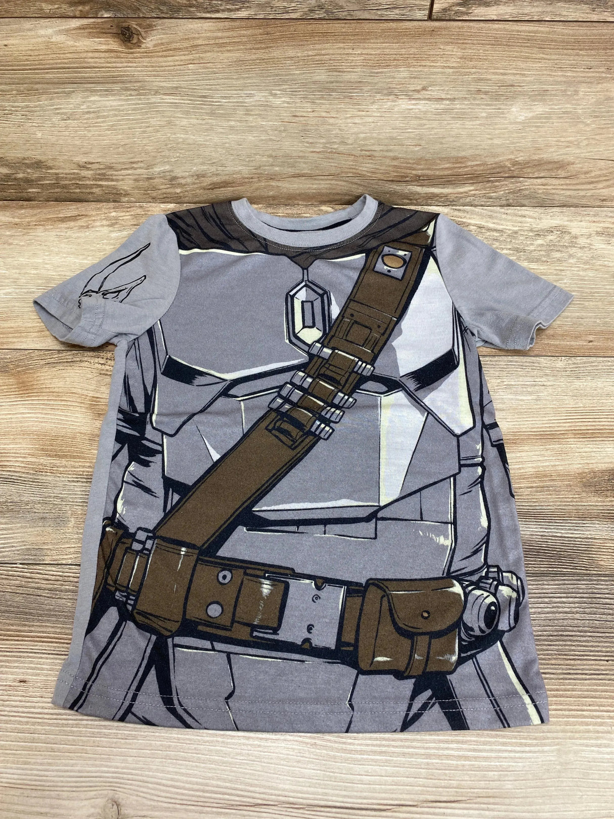 Star Wars The Mandalorian Shirt Grey sz 4T