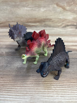 Mini Dinosaur Action Figures, 3pk