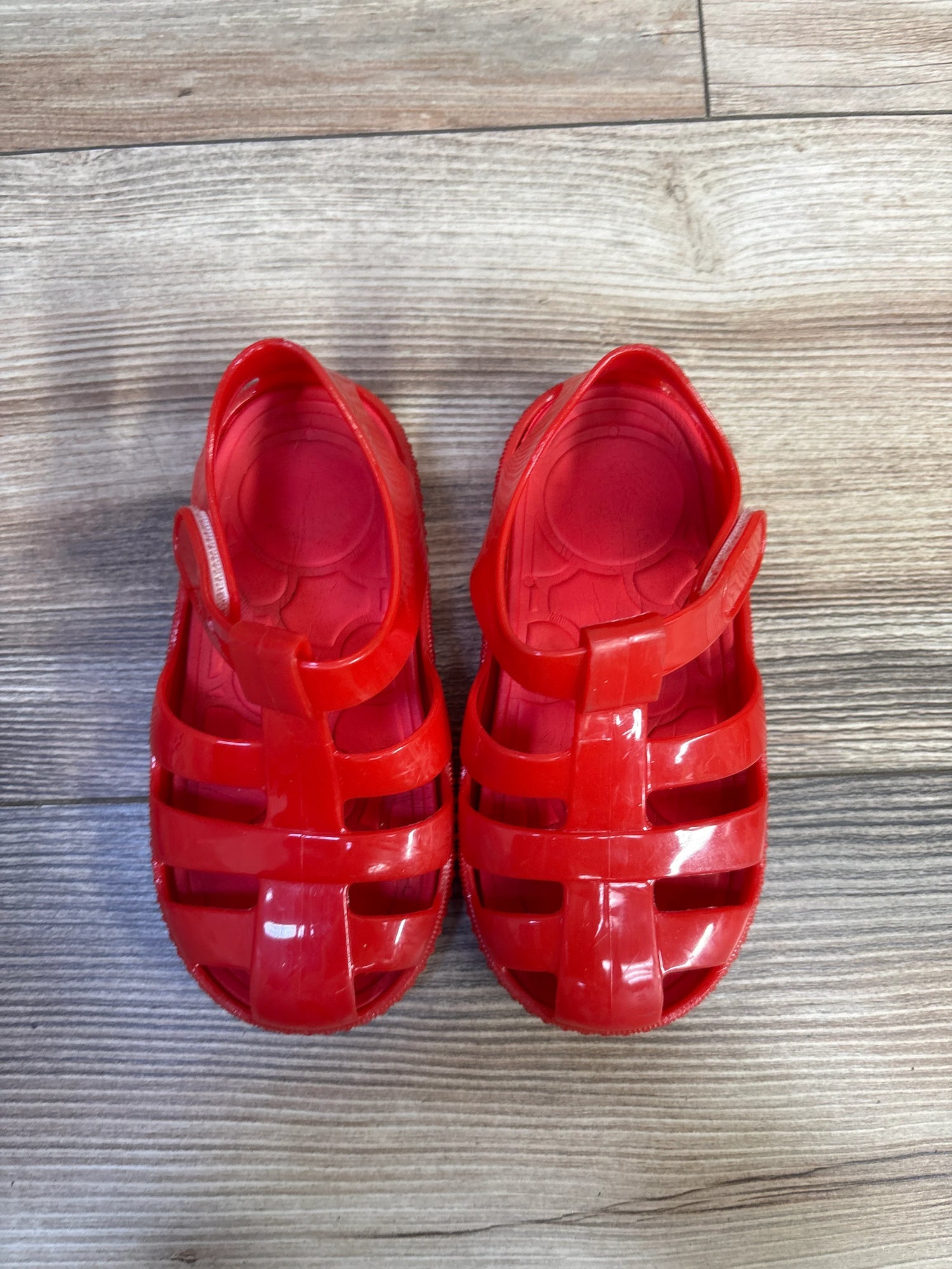 Jelly Fisherman Sandals Red sz 8/9c