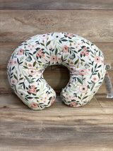 Boppy Nursing Pillow with Pink Garden Slipcover