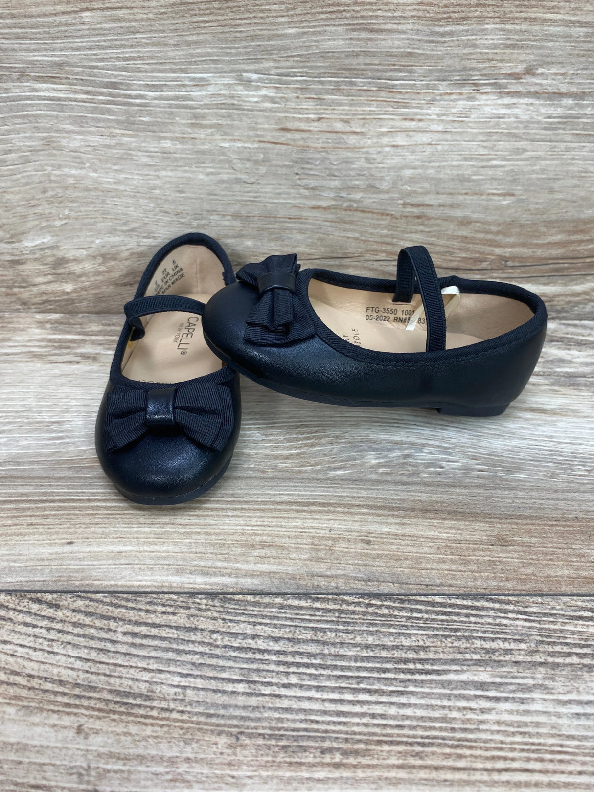 Capelli Black Ballet Shoes sz 6c