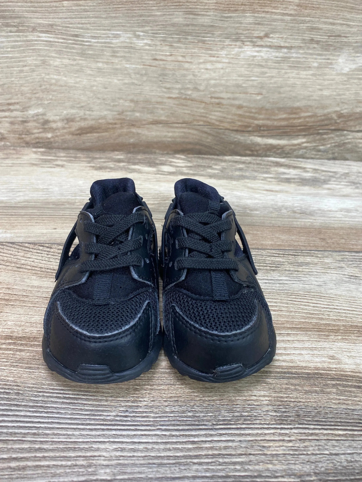 Nike Huarache Run TD Sneakers 'Triple Black' sz 4c