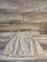 H&M Light Yellow Sleeveless Floral Dress sz 4T