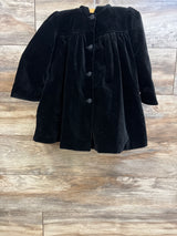 St. Michael from Marks & Spencer Velvet Hooded Button Jacket Black sz 12-18m