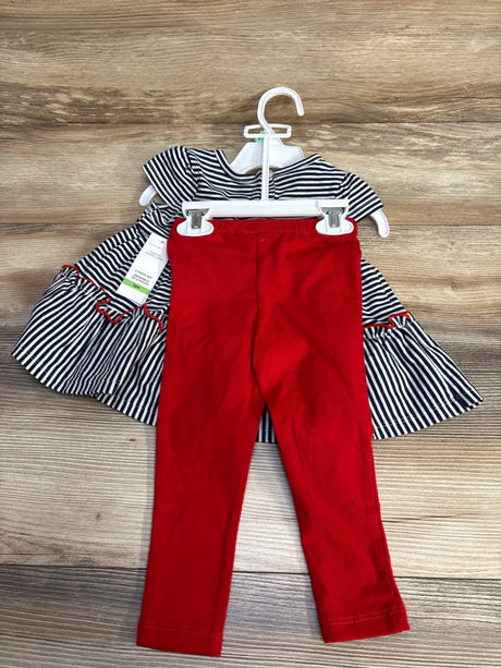 NEW Tommy Hilfiger 2pc Striped Top & Leggings Navy sz 18m - Me n Mommy To Be