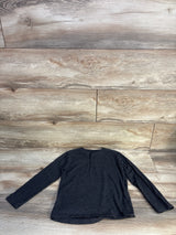 Wonder Nation Long Sleeve Henley Shirt Grey sz 4-5T