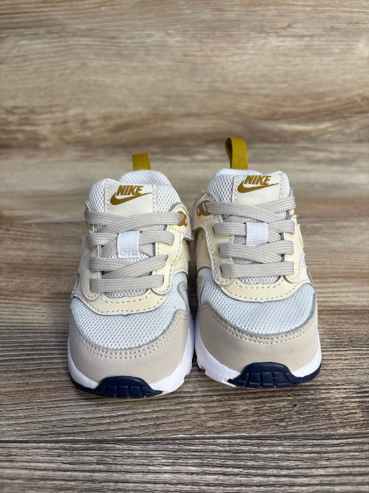 Nike Air Max 1 EasyOn TD 'White Light Orewood Brown' Sneakers sz 4c