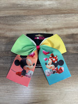 NEW Large Mickey + Minnie Mouse Bow