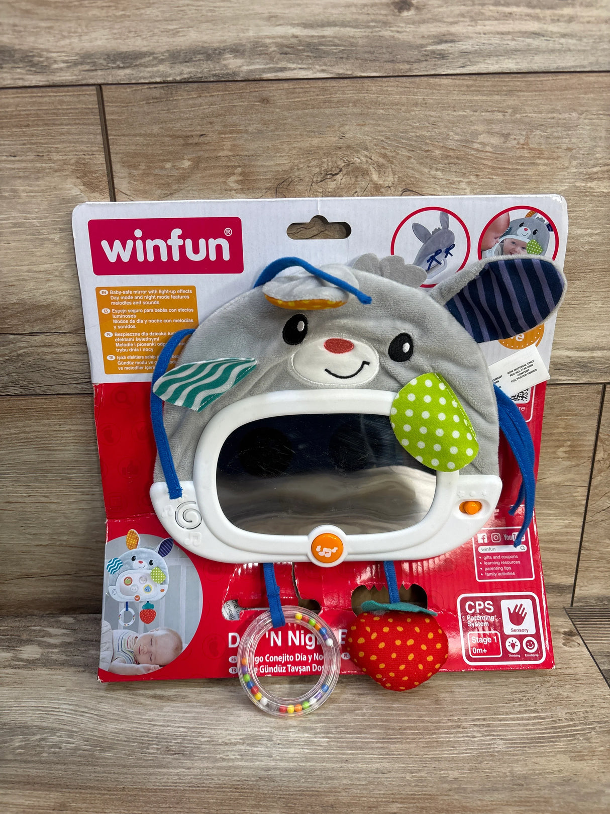 NEW Winfun Day & Night Bunny Pal