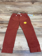 NEW Cat & Jack Ottoman Knit Joggers in Fiery Brown sz 4T