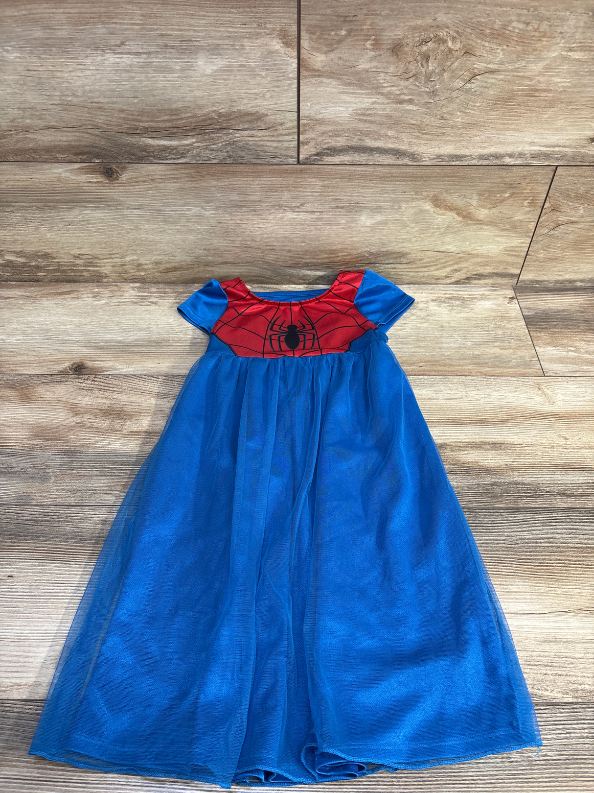 Marvel Spider-Man Fantasy Nightgown Blue sz 3T