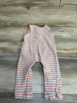 Little Planet Striped Coverall Peach sz 18m