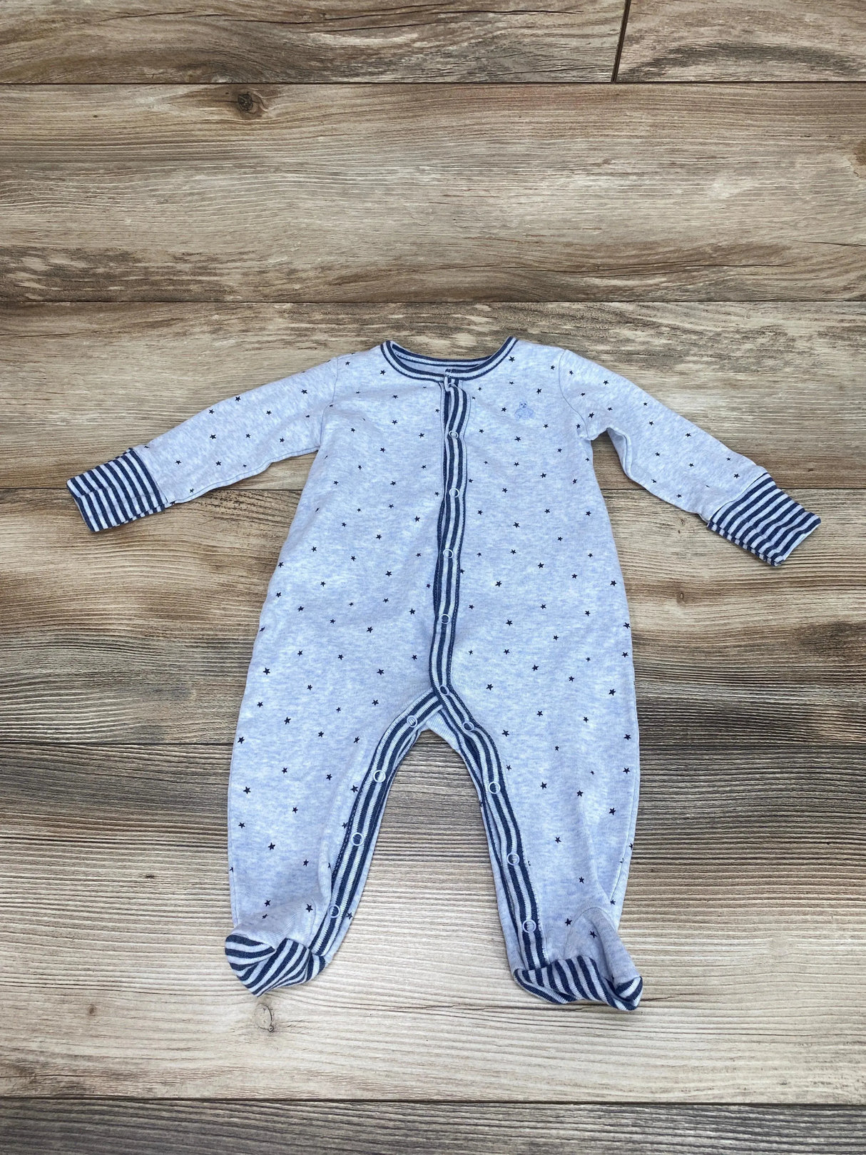 Baby Gap Blue Star Print Sleeper sz 0-3m - Me 'n Mommy To Be