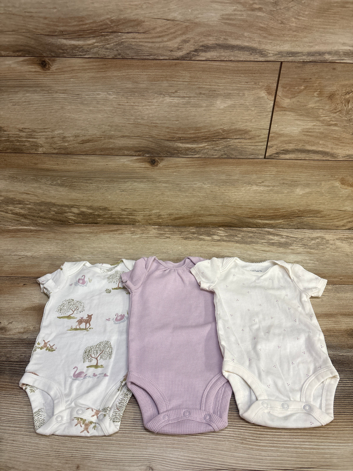 Just One You 3pk Bodysuits White sz 3m