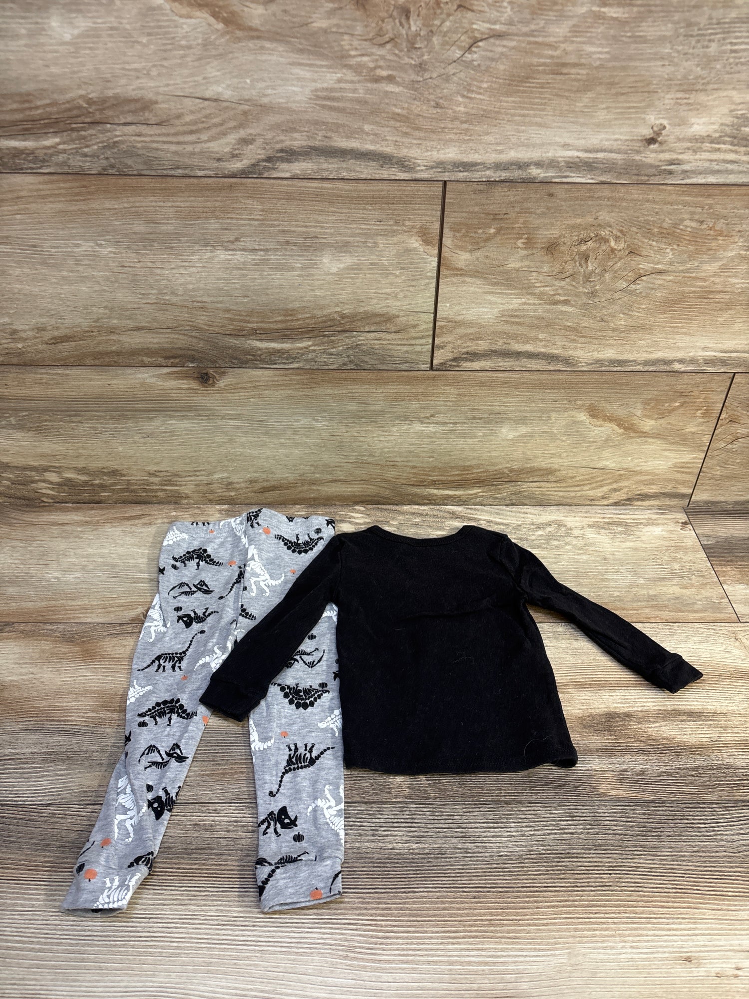 Chick Pea 2pc Trick Rawr Treat Pajama Set Black sz 12m