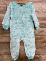 Star Wars Plush Unionsuit Teal sz 3T