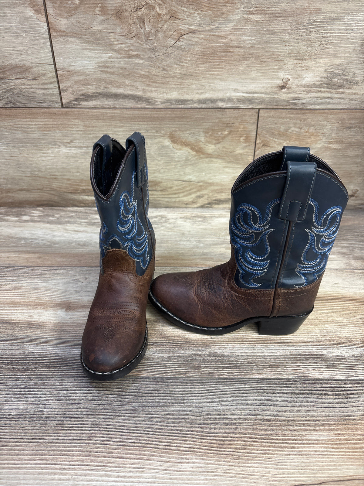 Cody James Holt Two-Tone Embroidered Western Boots Brown sz 11c