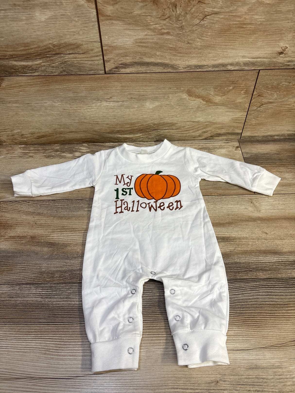 Gupgi My 1st Halloween Coverall White sz 0-3m
