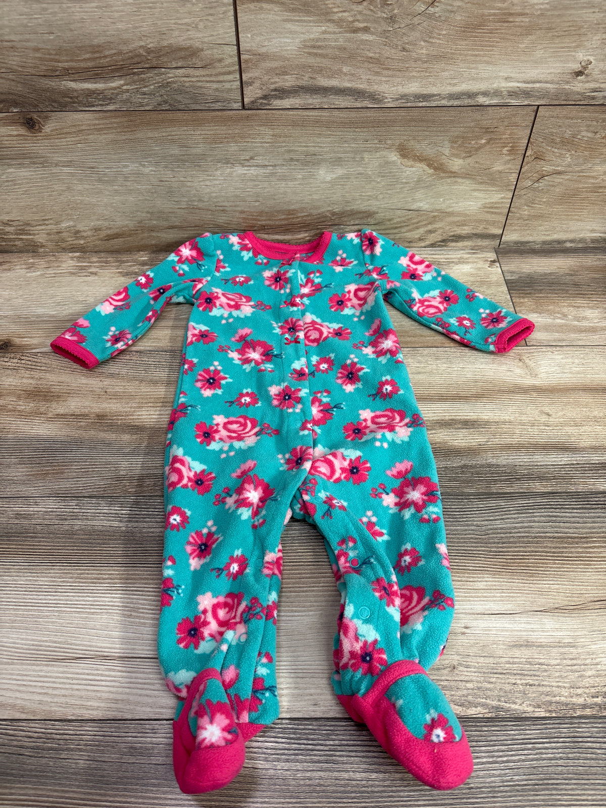 Just One You Snap Blanket Sleeper Teal sz 9m