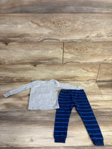 Just One You Not Yeti For Bed 2pc Pajama Set Grey sz 18m