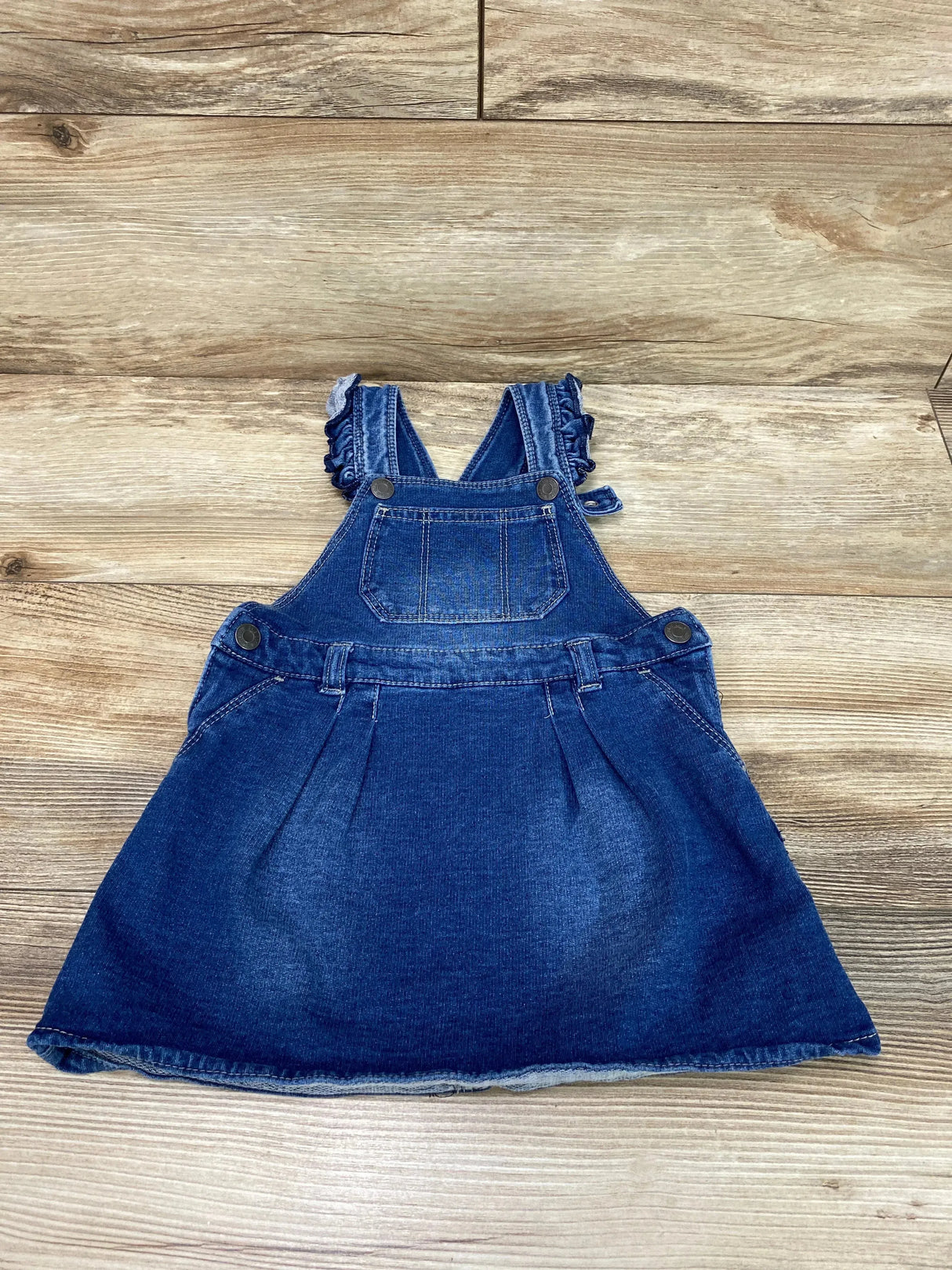 Okie Dokie Denim Jumper Dress Blue sz 18m