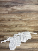 Carter's 4pk Bodysuits White sz Newborn