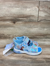 NEW Disney Frozen Adventure Ankle Strap Light Up Sandals Blue sz 10c - Me 'n Mommy To Be