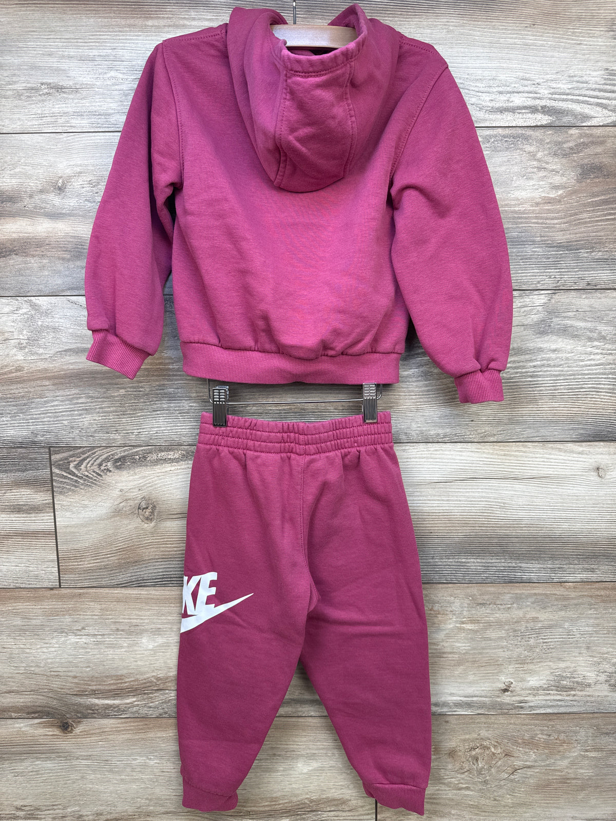 Nike 2pc Pullover Sweatshirt & Joggers Set Pink sz 4T