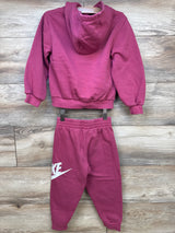 Nike 2pc Pullover Sweatshirt & Joggers Set Pink sz 4T