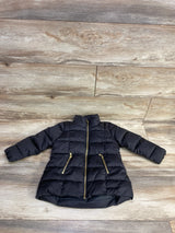 H&M Full Zip Puffer Coat Black sz 3T