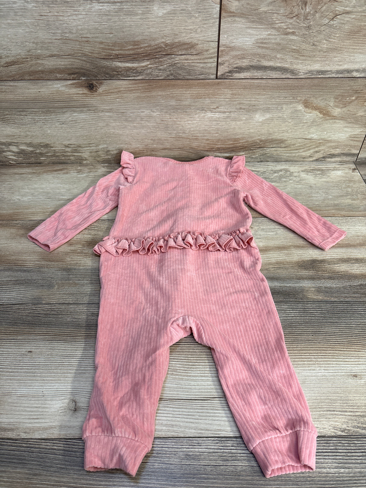 Juicy Couture Velour Footless Coverall Pink sz 12m
