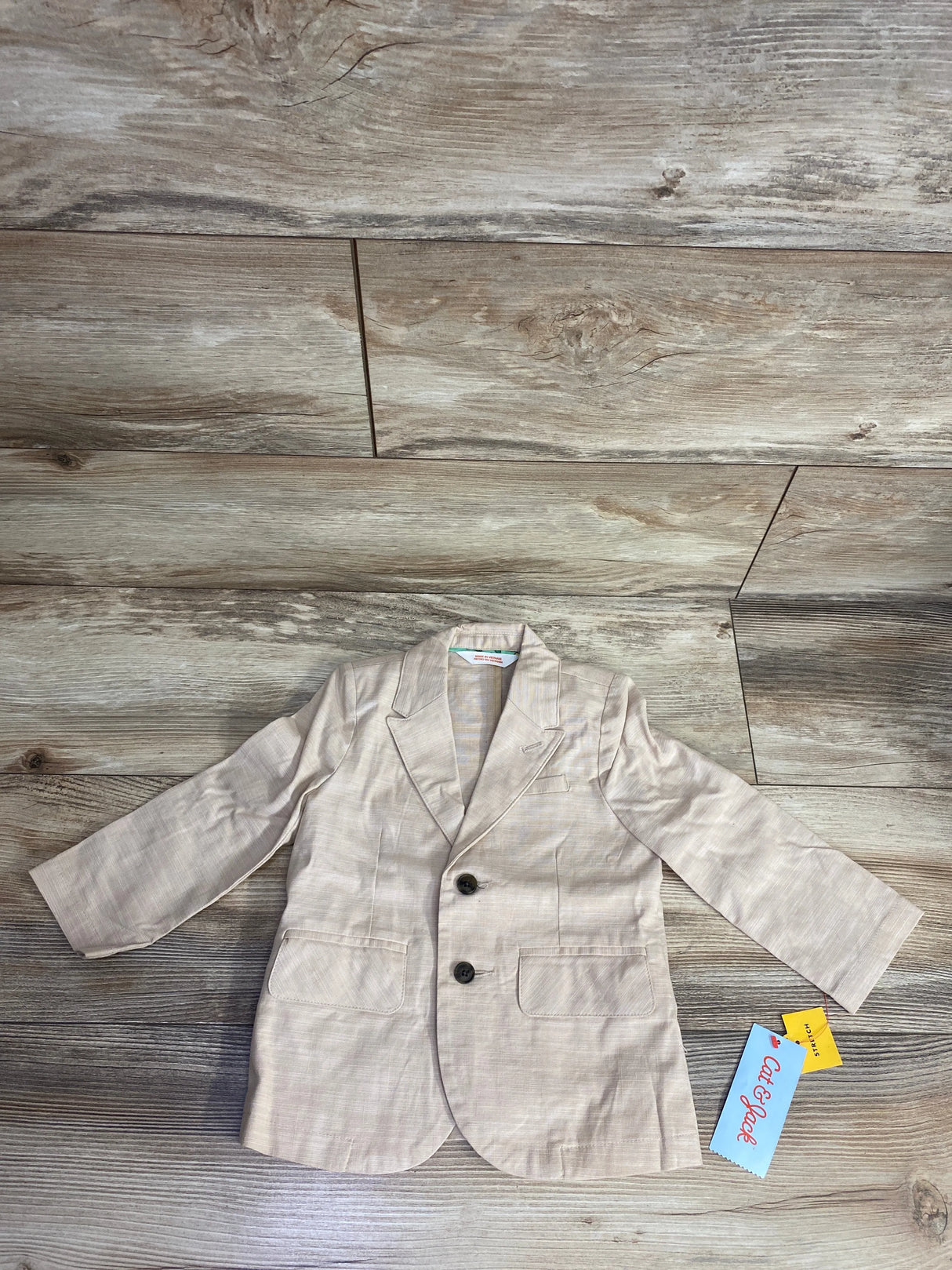 NEW Cat & Jack Blazer Jacket Tan sz 18m