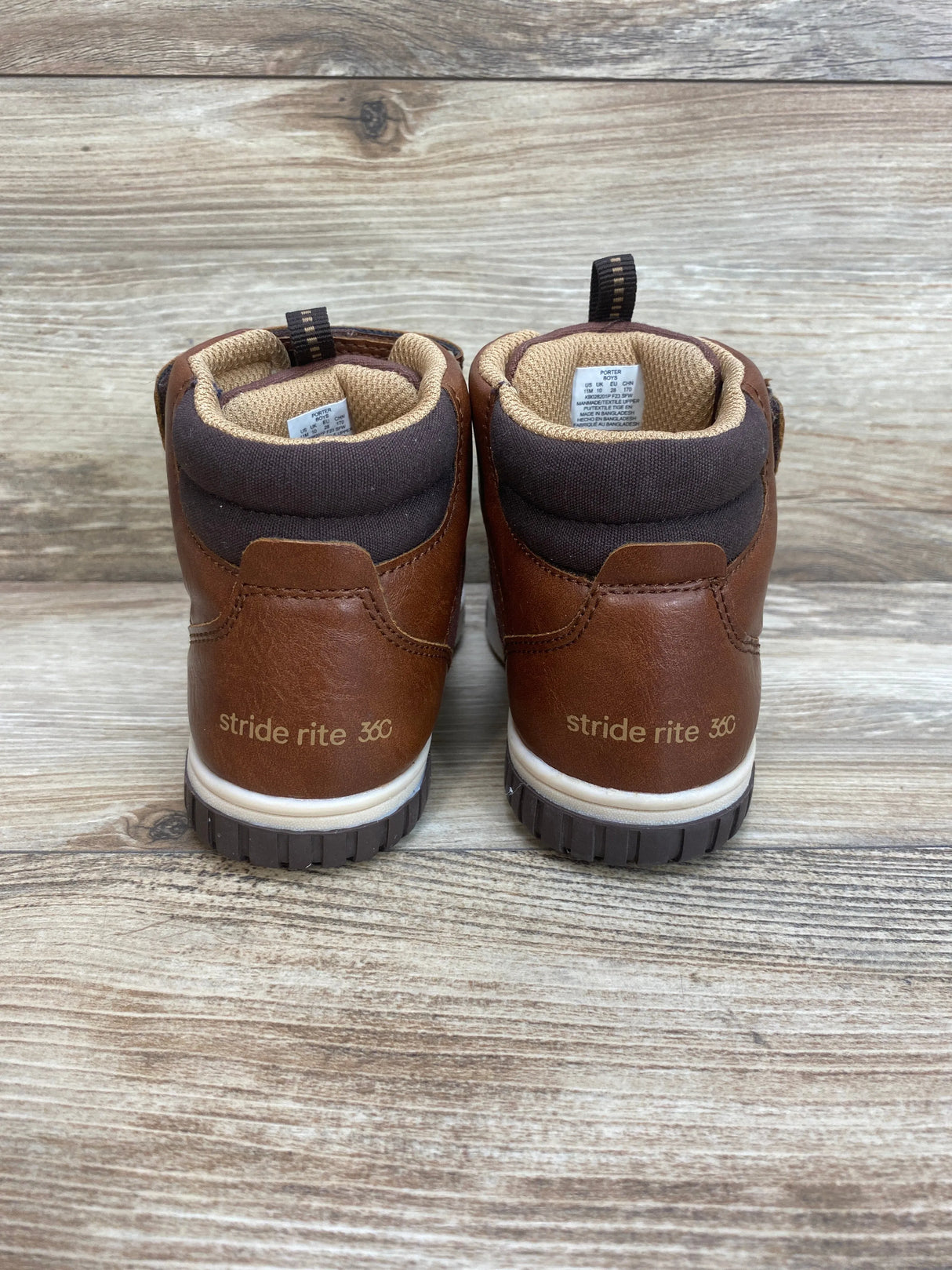 Stride Rite 360 Porter Boot Brown Sz 11c