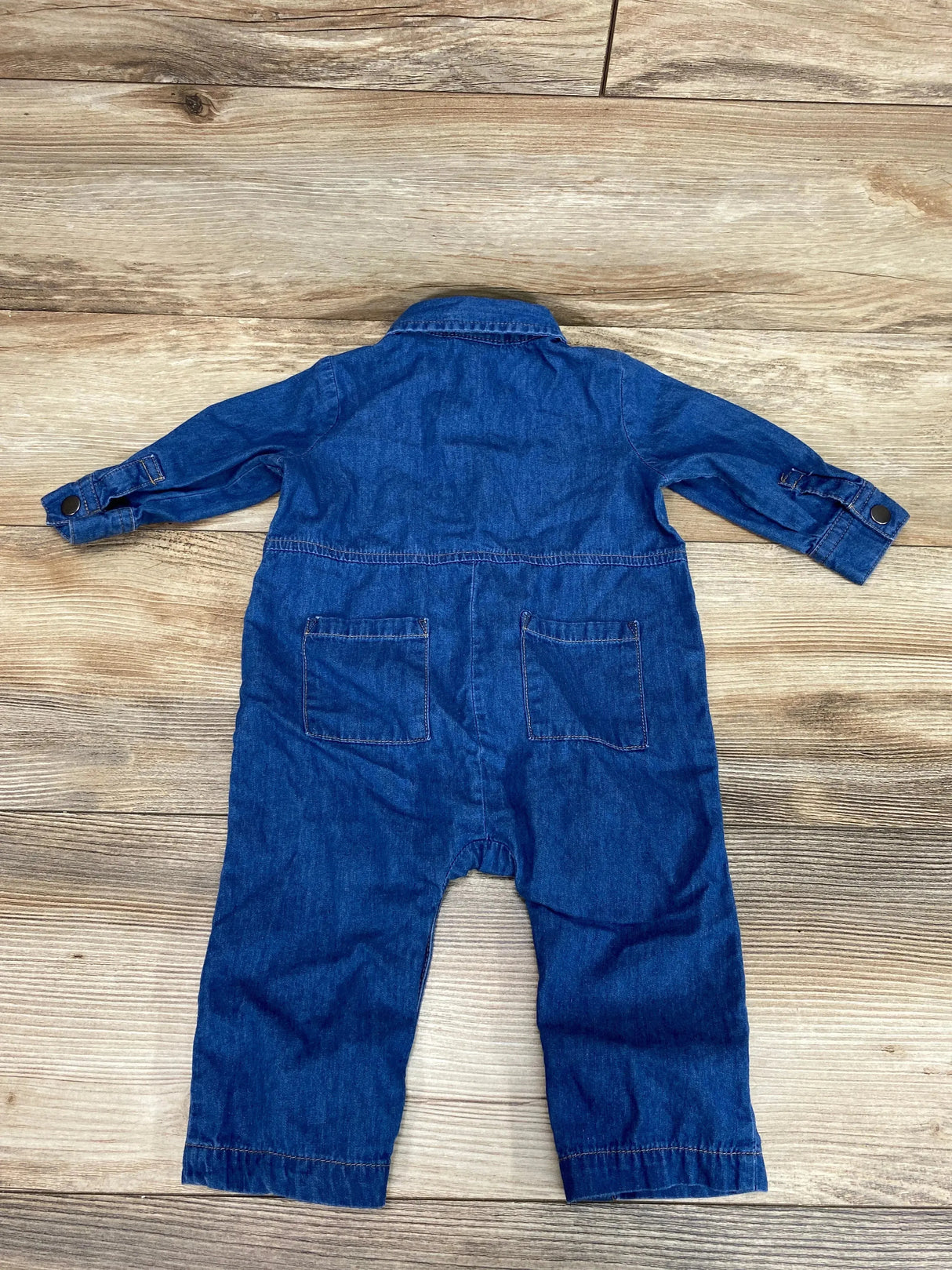 Cat & Jack Chambray Jumpsuit Blue sz 3-6m