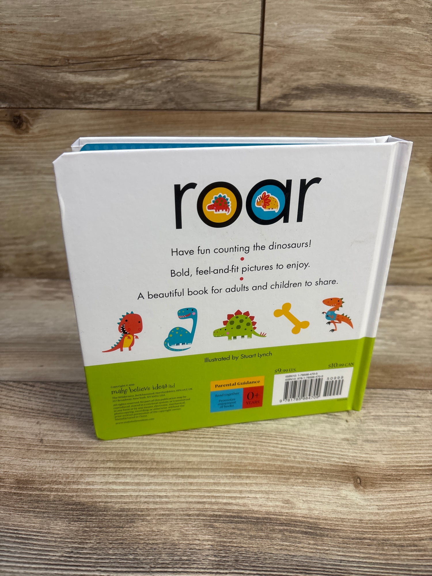 Roar Dinosaur Counting - A Fit-and-Feel Board Book