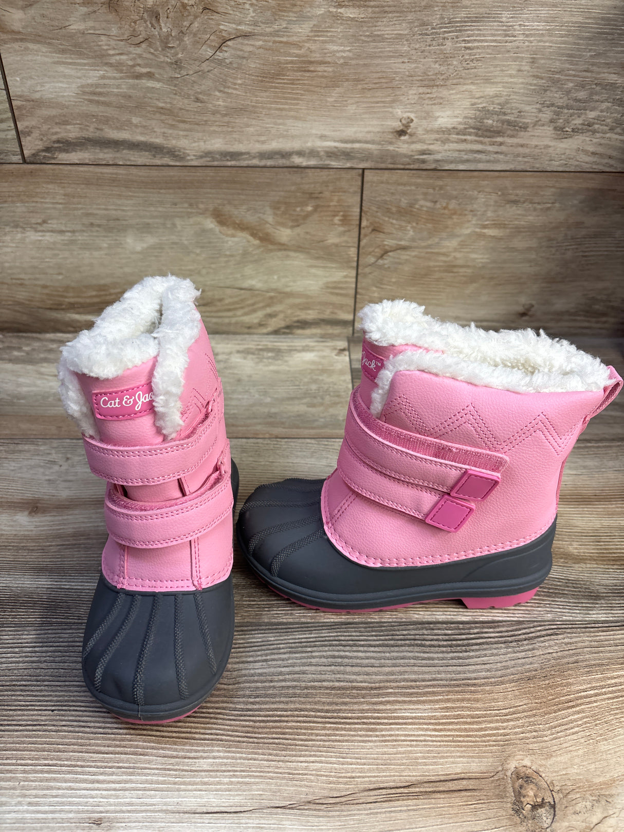 Cat & Jack Denver Winter Boots Pink sz 12c