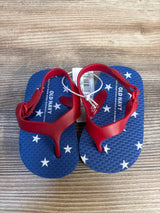 NEW Old Navy Flip Flops Blue sz 3c