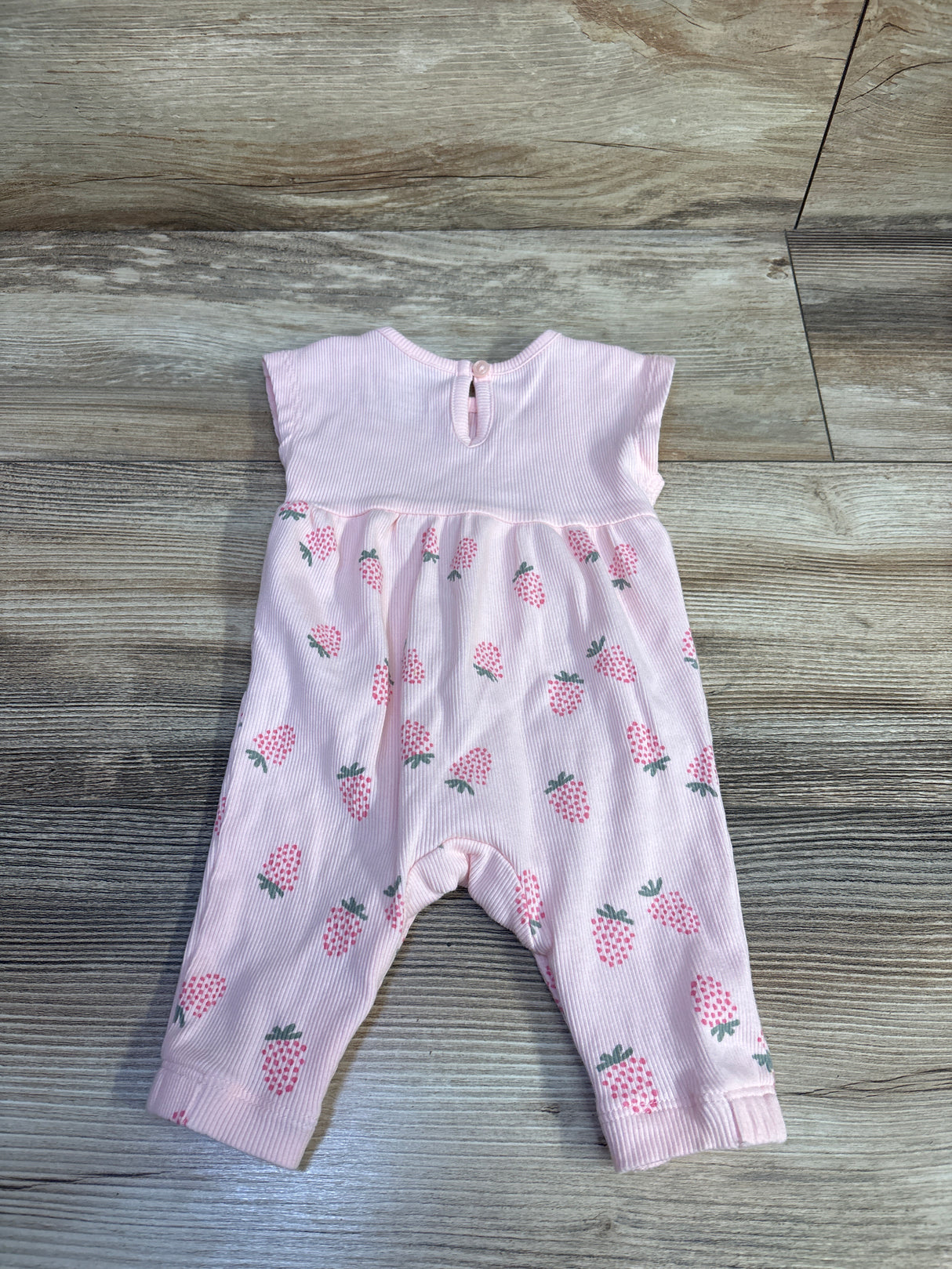 Just One You Ribbed Jumpsuit Pink sz Newborn