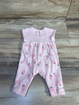 Just One You Ribbed Jumpsuit Pink sz Newborn
