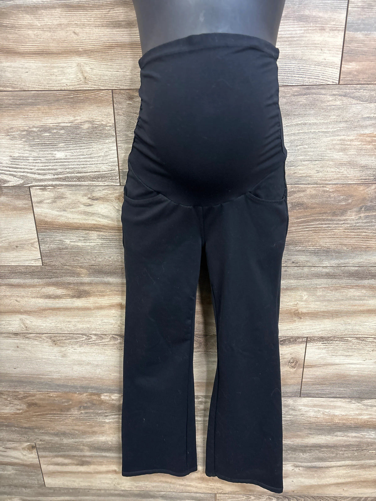 Ewedoos Over Belly Stretch Maternity Pants Black sz Small