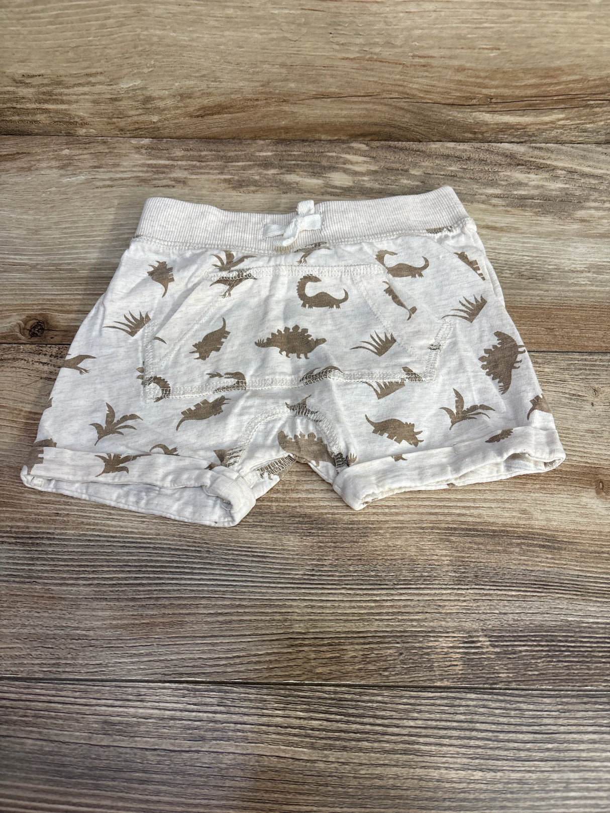 Castro Dinosaur Drawstring Shorts Oatmeal sz 12-18m - Me n Mommy To Be