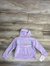 NEW Grayson Mini Apres Ski Sweatshirt Lilac sz 4T