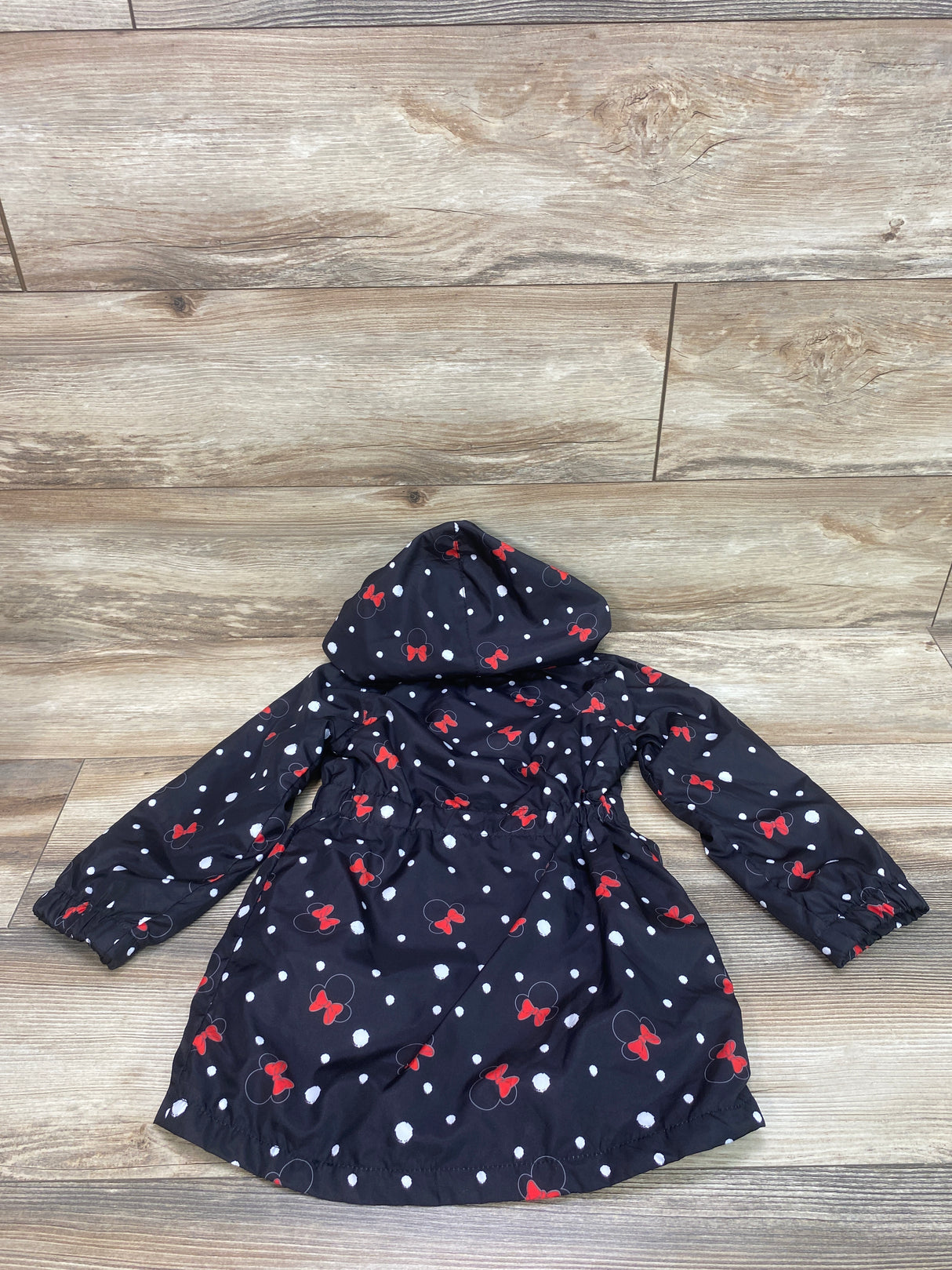 Disney Junior Minnie Mouse Hooded Jacket Black sz 4T