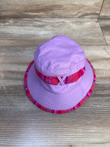 Bucket Hat with Chin Strap, Purple One Size