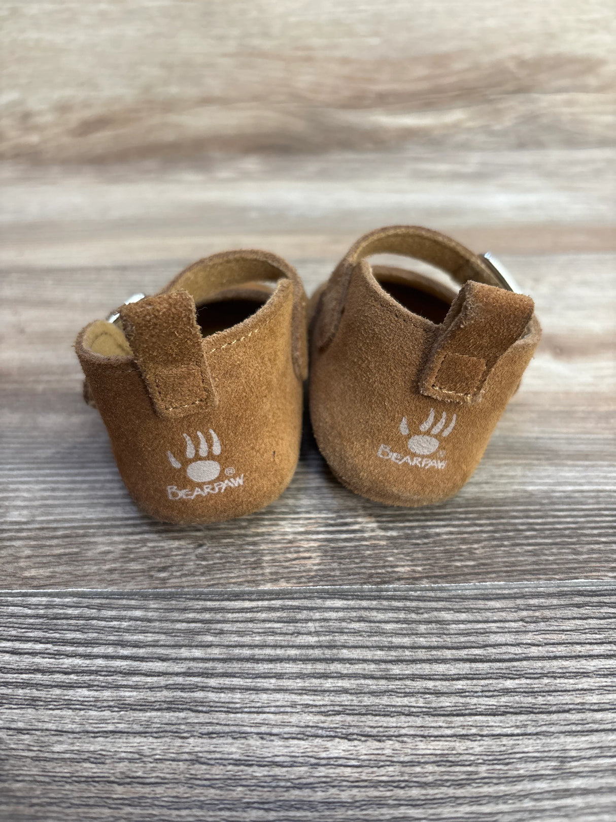 Bear Paw Leather Mary Janes in Chestnut sz 6-12m - Me n Mommy To Be