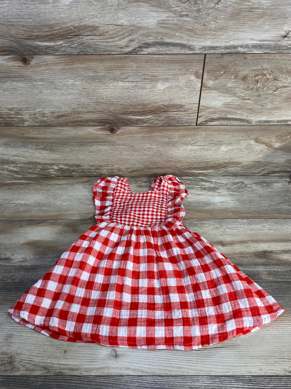 Cat & Jack Gingham Dress Red sz 2T