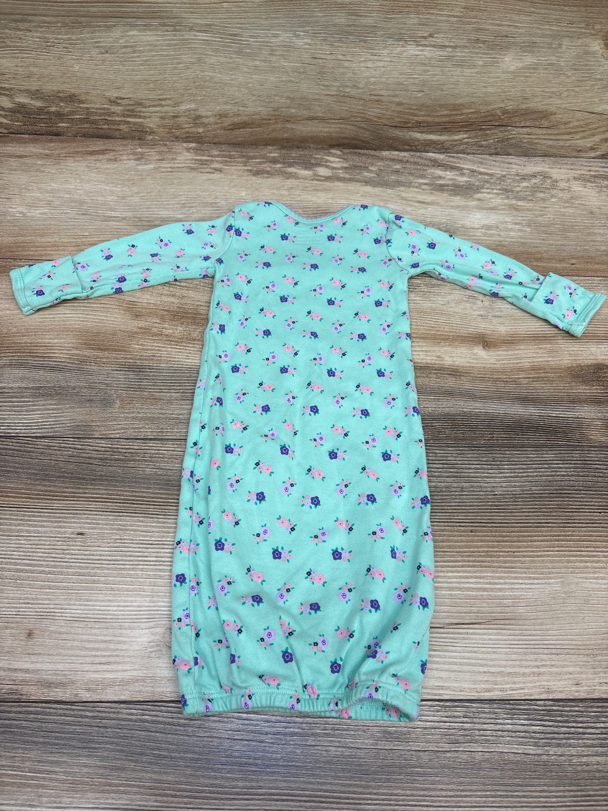 Simple Joys Sleep Gown Teal sz Newborn